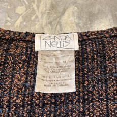 画像10: FRONT OPEN MIX KNIT CARDIGAN / Mens S(M) / MADE IN CANADA (10)