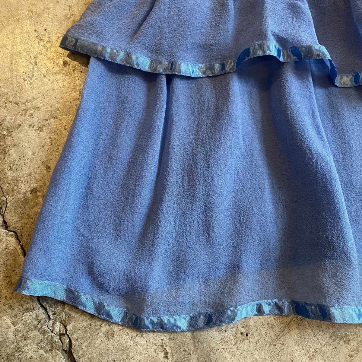 画像4: TIERED DESIGN COLOR SILK CAMISOLE TOPS / Ladies XS(S) (4)