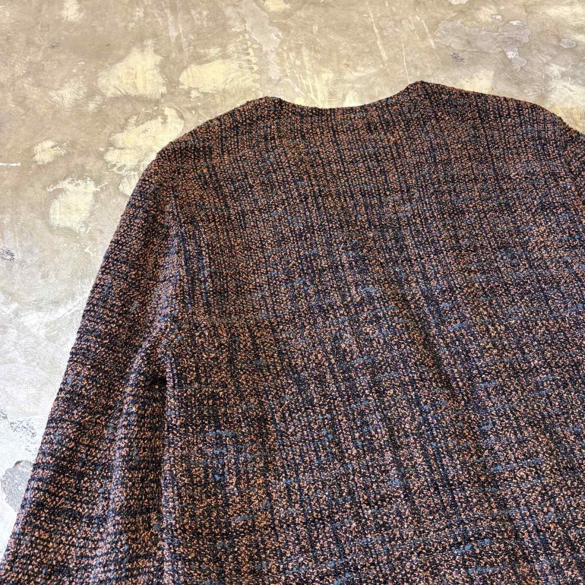 画像9: FRONT OPEN MIX KNIT CARDIGAN / Mens S(M) / MADE IN CANADA (9)