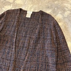 画像4: FRONT OPEN MIX KNIT CARDIGAN / Mens S(M) / MADE IN CANADA (4)