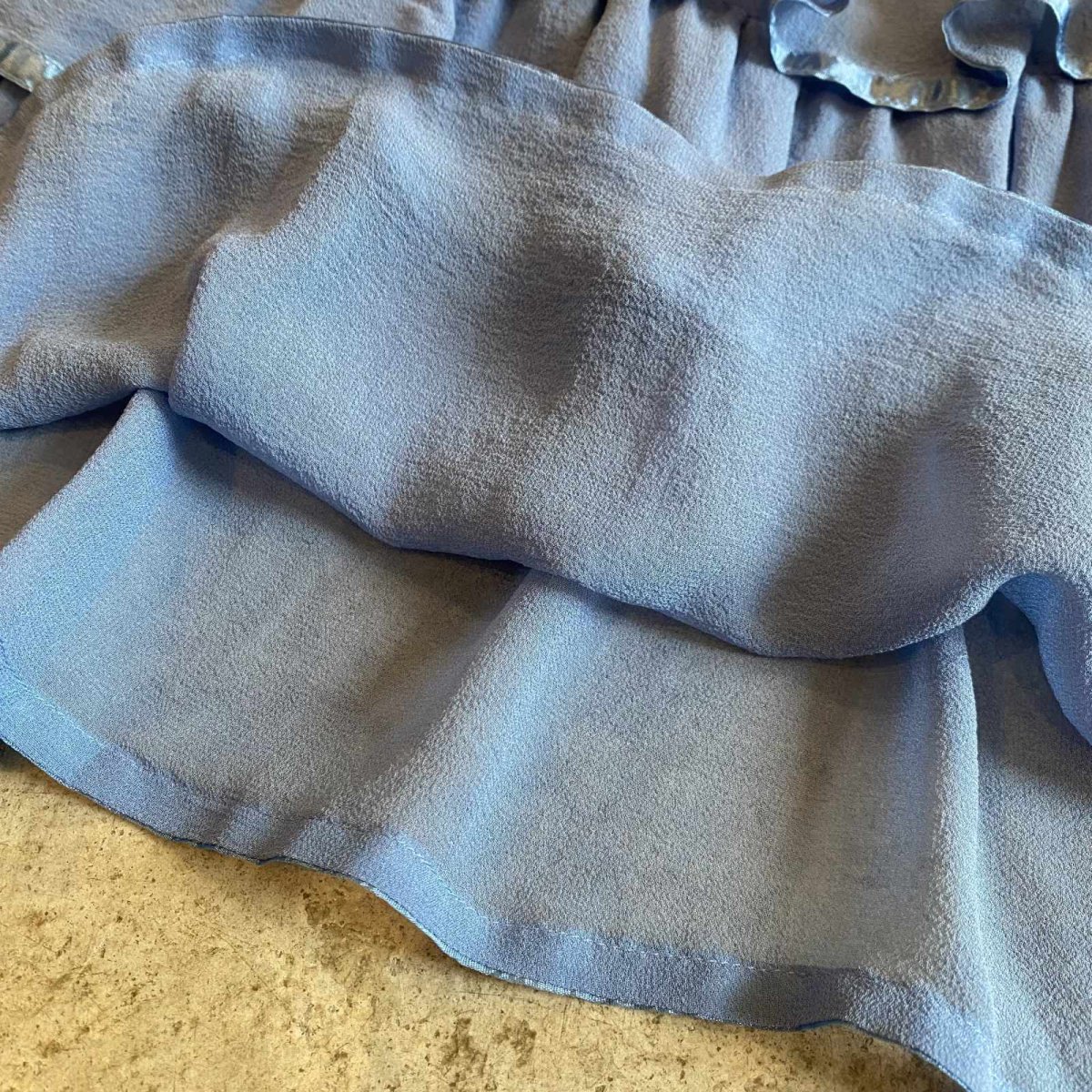 画像6: TIERED DESIGN COLOR SILK CAMISOLE TOPS / Ladies XS(S) (6)