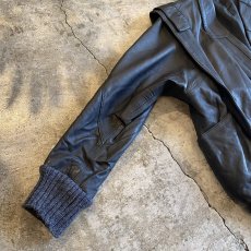 画像5: SHOULDER LAYERED LEATHER JACKET / Ladies L (5)
