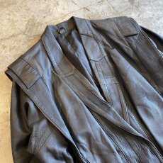 画像3: SHOULDER LAYERED LEATHER JACKET / Ladies L (3)