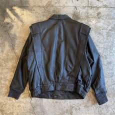 画像2: SHOULDER LAYERED LEATHER JACKET / Ladies L (2)