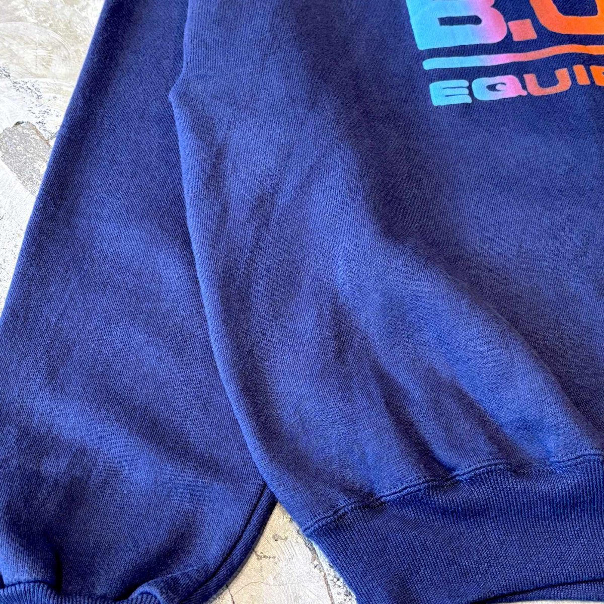 画像5: 90's "B.U.M." GRADATION FORM PRINTED SWEAT / Mens XL / MADE IN USA (5)