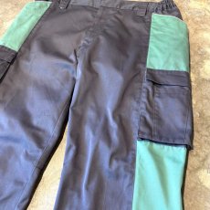 画像4: SIDE COLOR SWITCHED CARGO STYLE STRAIGHT PANTS / W32 (4)