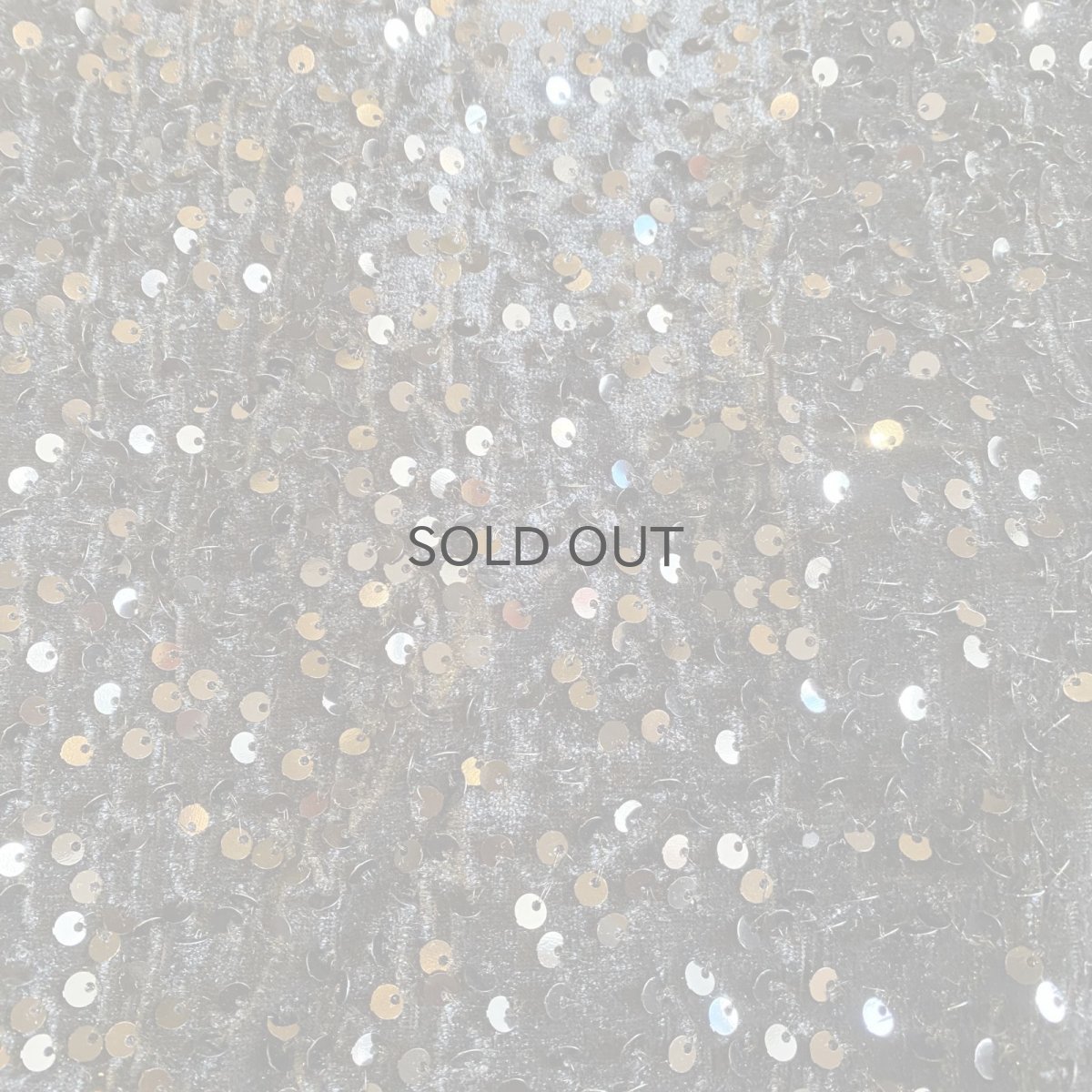 画像6: SEQUINS DESIGN BLACK COLOR VEIVET SKIRT / W27 (6)