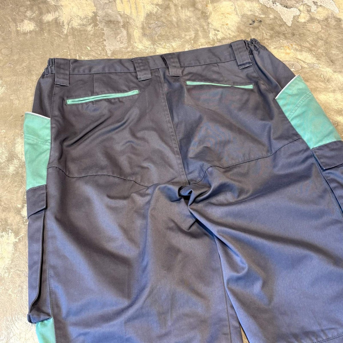 画像9: SIDE COLOR SWITCHED CARGO STYLE STRAIGHT PANTS / W32 (9)