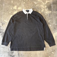 画像1: 【POLO RALPH LAUREN】PROTECTER PATCHED HALF BUTTON L/S SHIRT / Mens L (1)