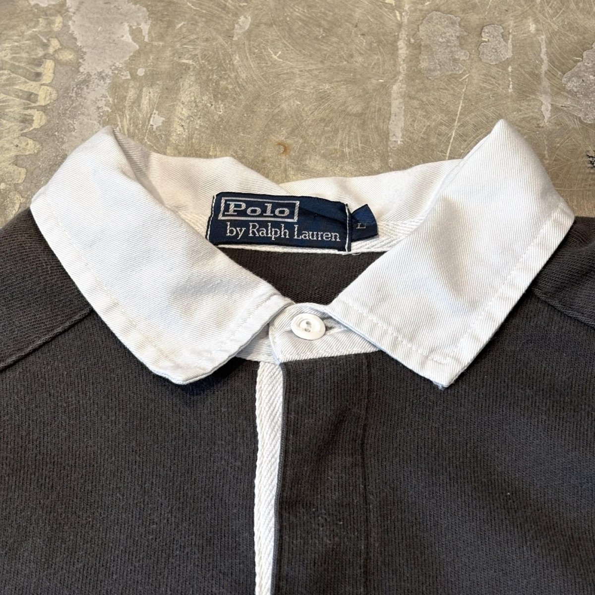 画像11: 【POLO RALPH LAUREN】PROTECTER PATCHED HALF BUTTON L/S SHIRT / Mens L (11)