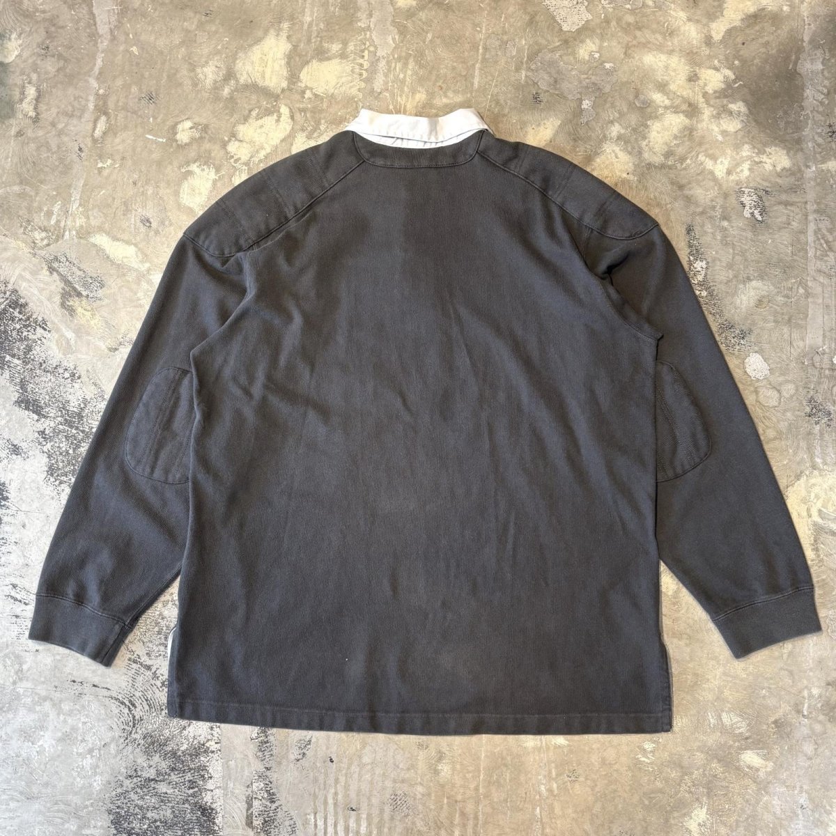 画像2: 【POLO RALPH LAUREN】PROTECTER PATCHED HALF BUTTON L/S SHIRT / Mens L (2)