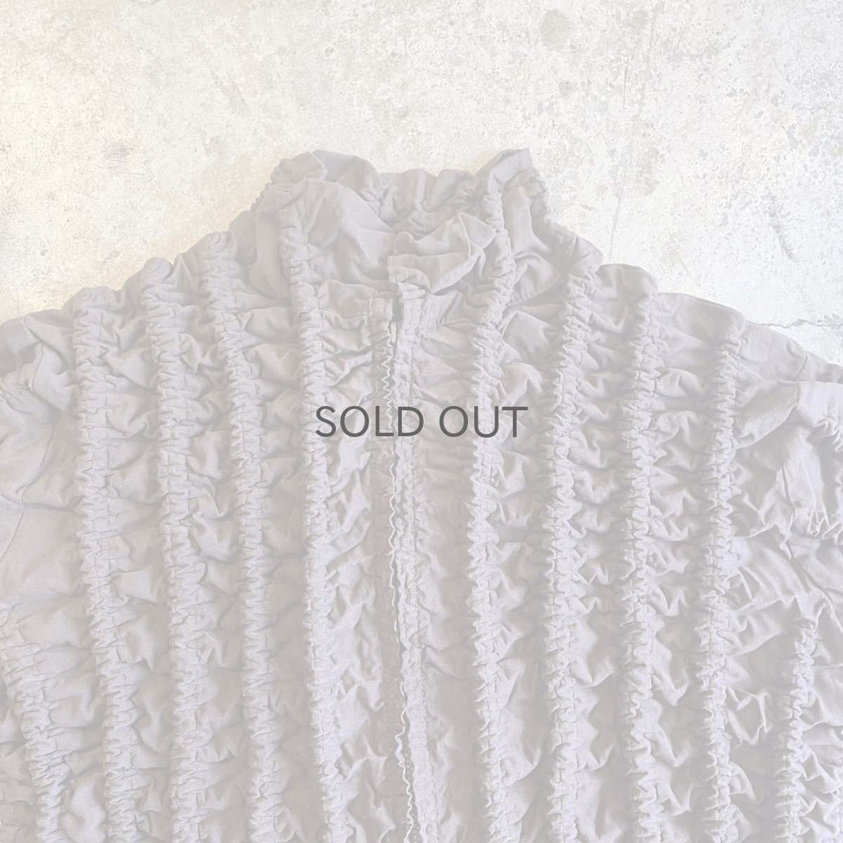 画像8: ALL OVER EMBOSS DESIGN ZIP UP L/S TOPS /  Ladies M~L (8)