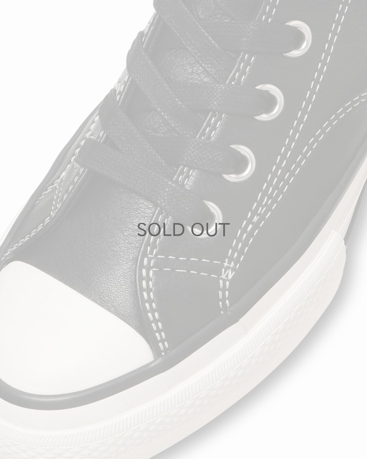 画像7: 【CONVERSE ADDICT】- CHUCK TAYLOR LEATHER HI / BLACK (7)