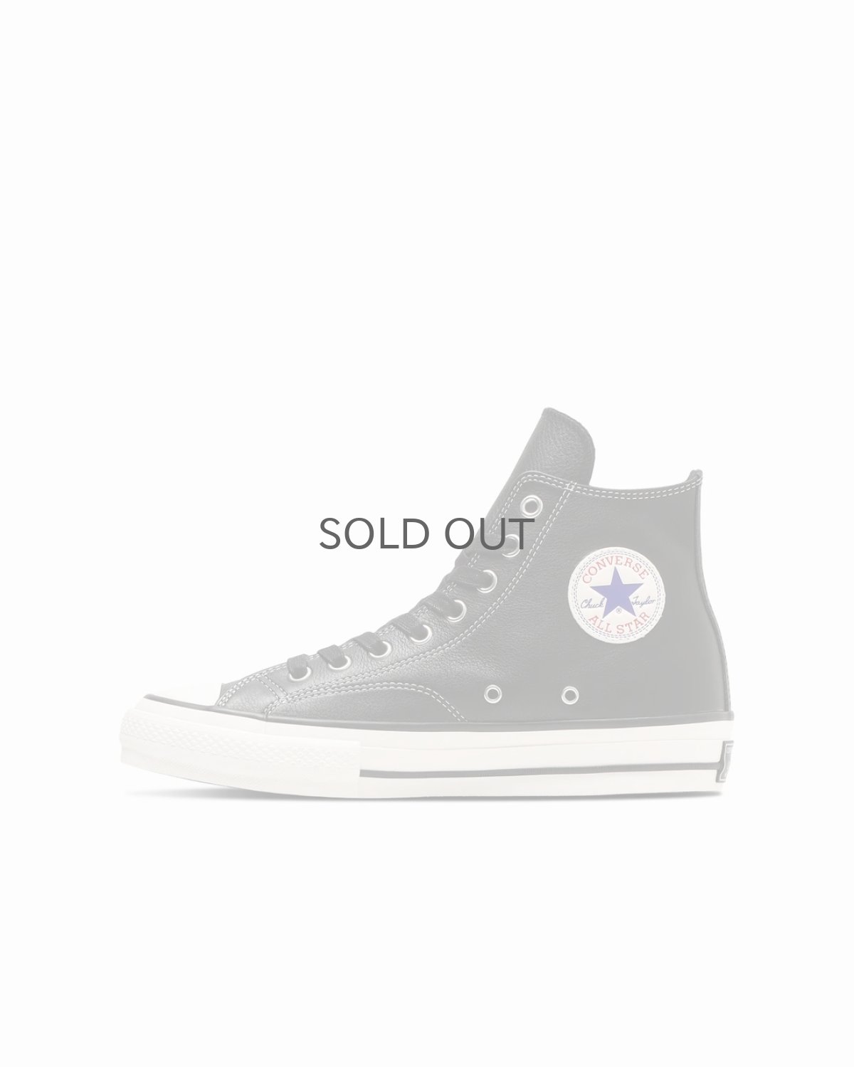 画像1: 【CONVERSE ADDICT】- CHUCK TAYLOR LEATHER HI / BLACK (1)