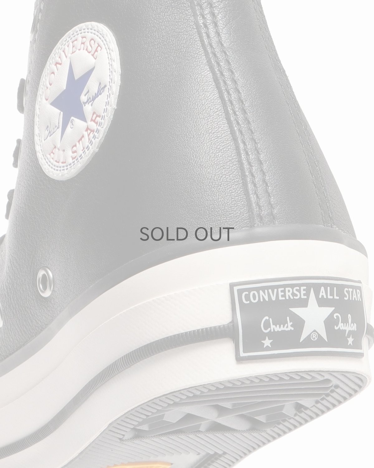 画像8: 【CONVERSE ADDICT】- CHUCK TAYLOR LEATHER HI / BLACK (8)