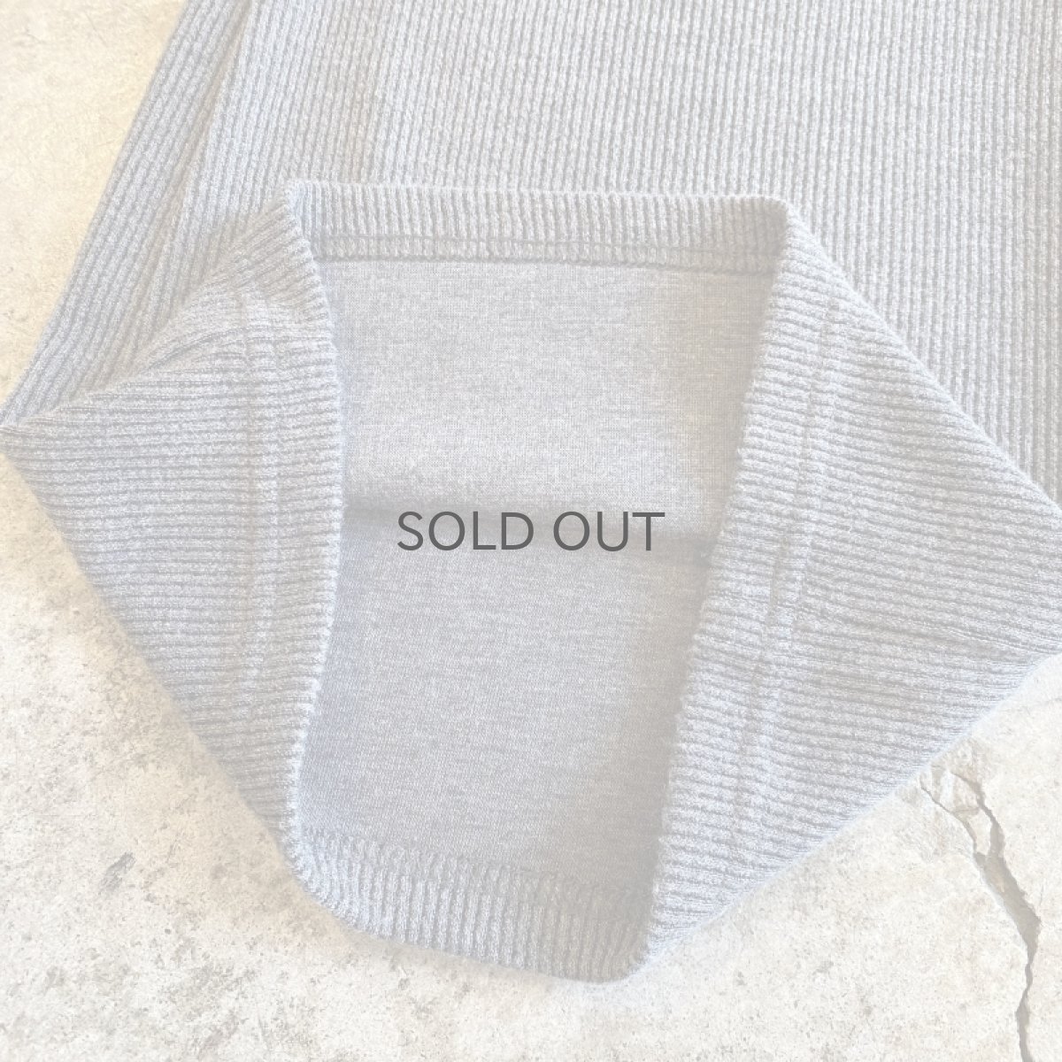 画像9: 【WONDERGROUND】RIB KNIT LAYERED WRAP PANTS / CHARCOAL / OS (9)