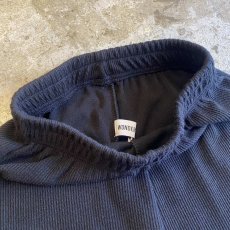 画像5: 【WONDERGROUND】RIB KNIT LAYERED WRAP PANTS / BLACK / OS (5)