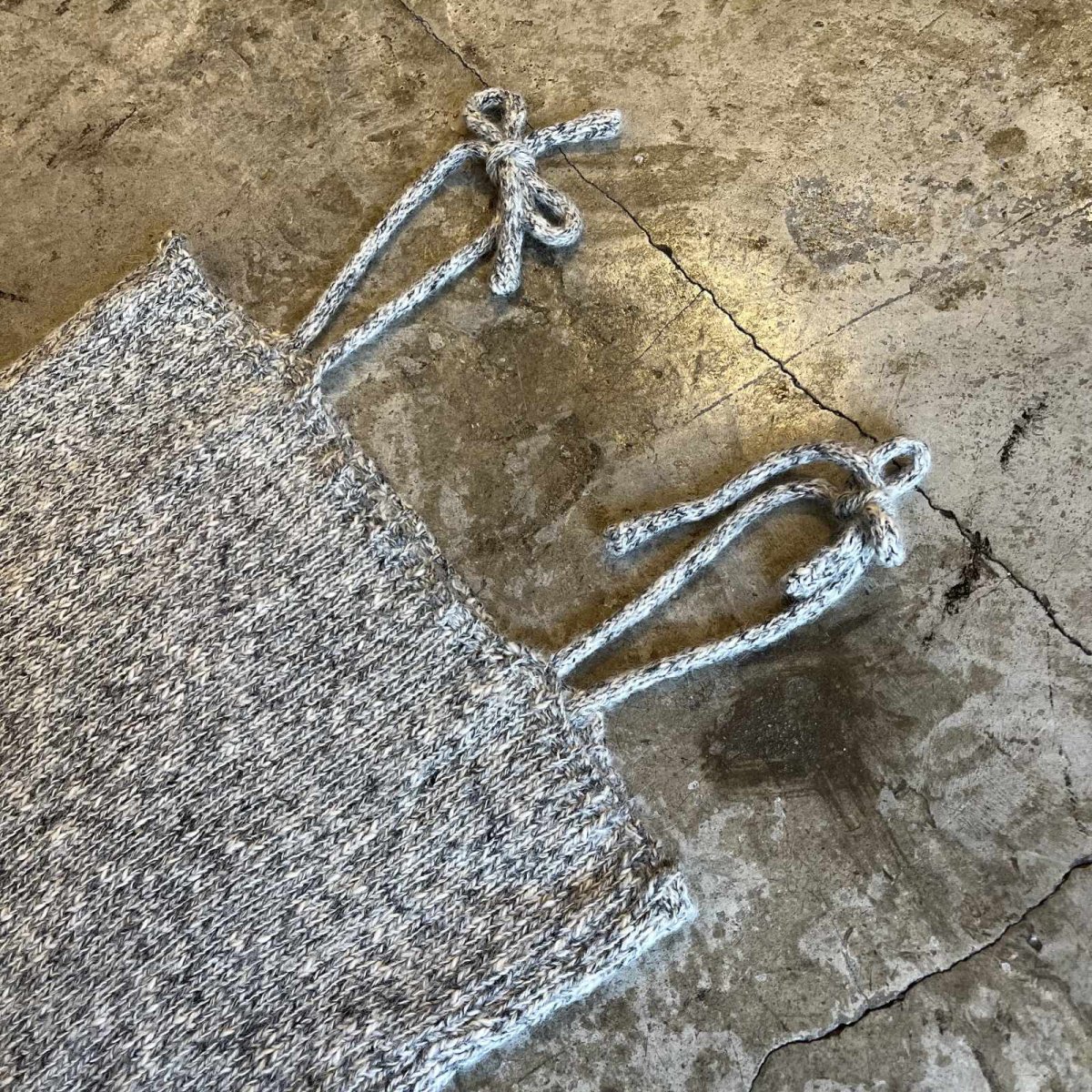 画像8: KNIT DESIGN SLIPKNOT CAMISOLE / Ladies M / GREY (8)