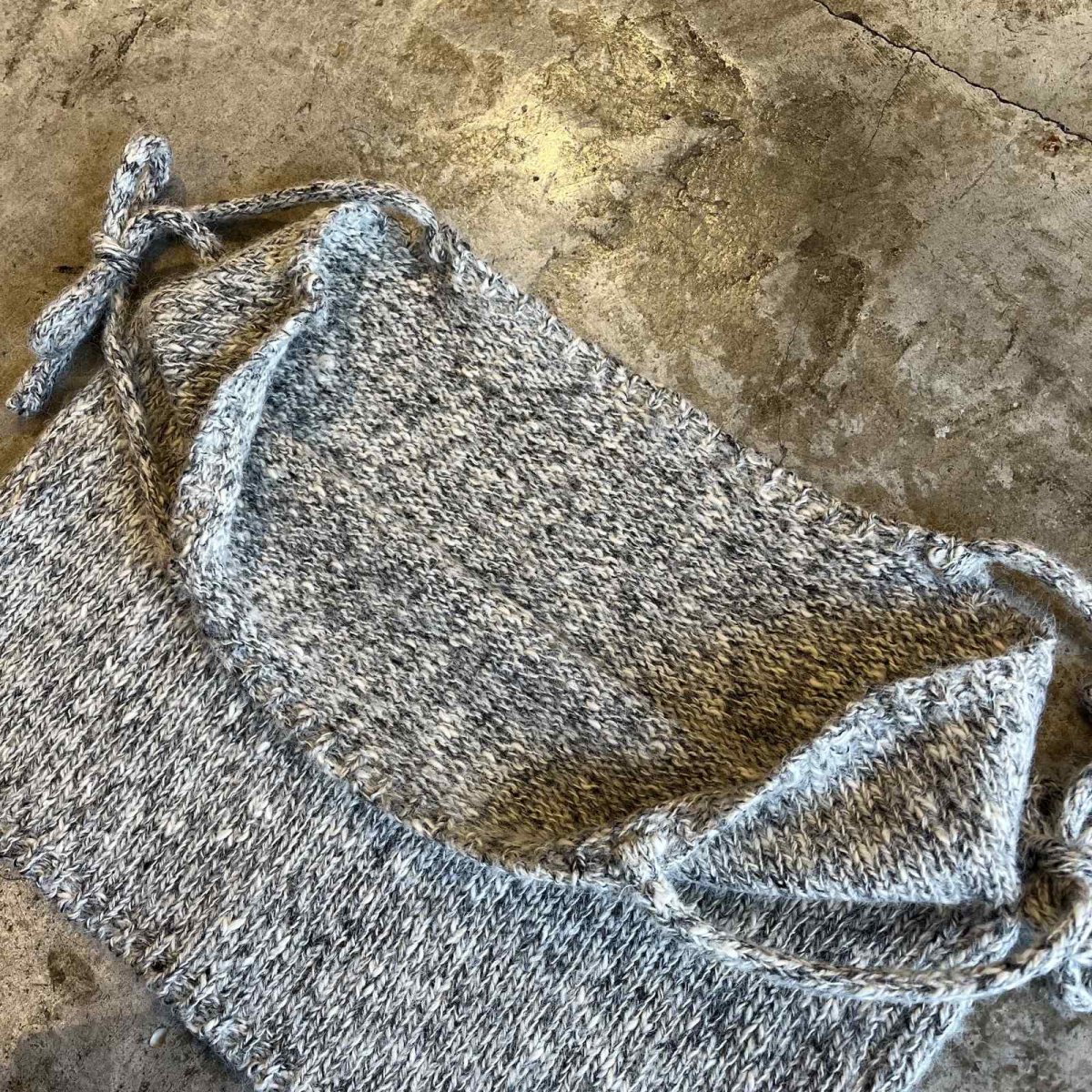 画像9: KNIT DESIGN SLIPKNOT CAMISOLE / Ladies M / GREY (9)