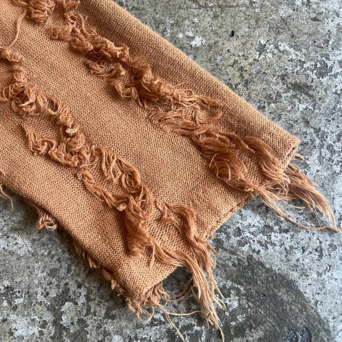 画像6: ALL OVER SHORT FRINGE LINE DESIGN L/S CARDIGAN / Ladies L (6)