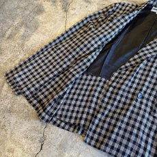 画像8: CHECK ALL OVER PATTERN DESIGN DOUBLE JACKET / Ladies M (8)