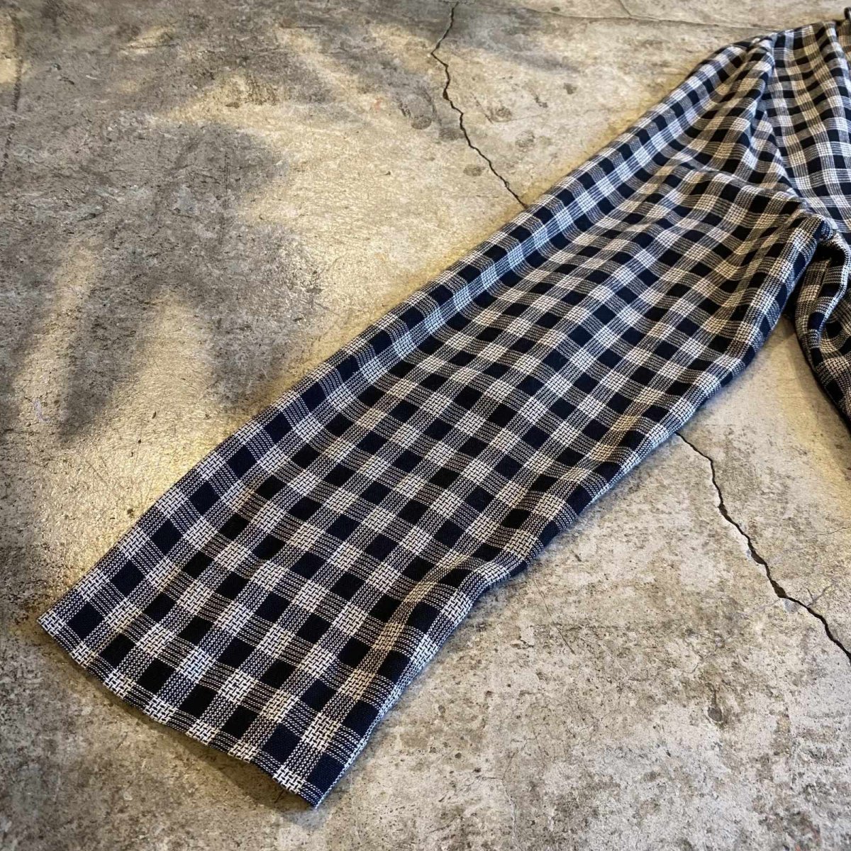 画像6: CHECK ALL OVER PATTERN DESIGN DOUBLE JACKET / Ladies M (6)