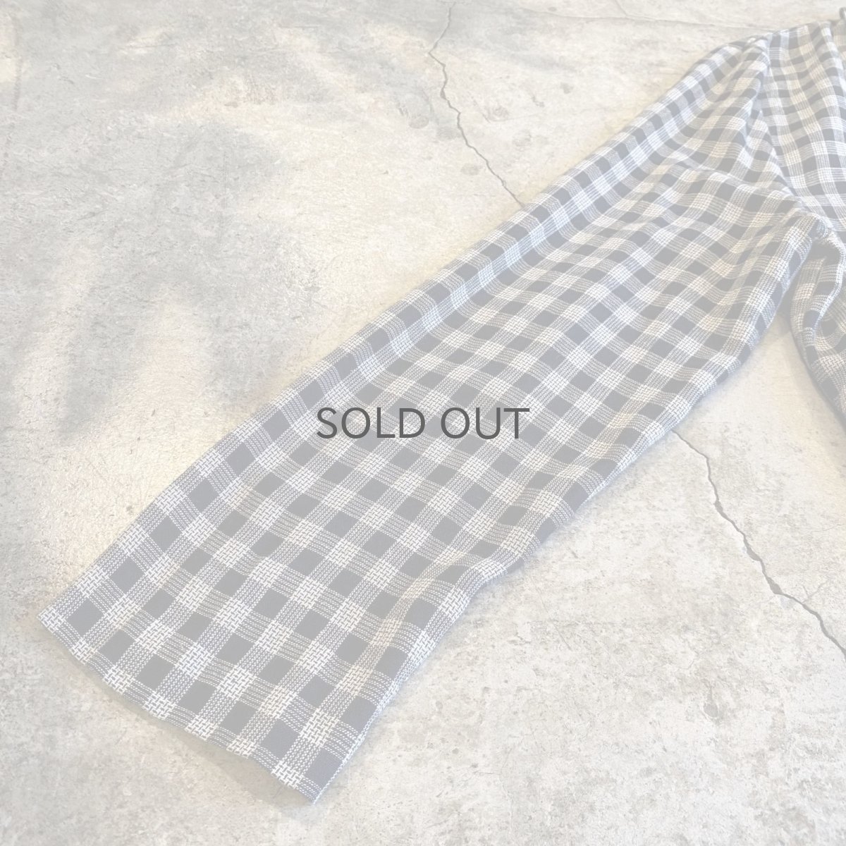 画像6: CHECK ALL OVER PATTERN DESIGN DOUBLE JACKET / Ladies M (6)