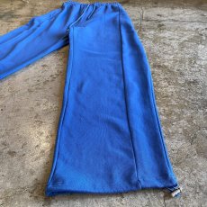 画像4: BLUE COLOR DESIGN DRAW CORD WIDE SWEAT PANTS / FREE~W35 (4)