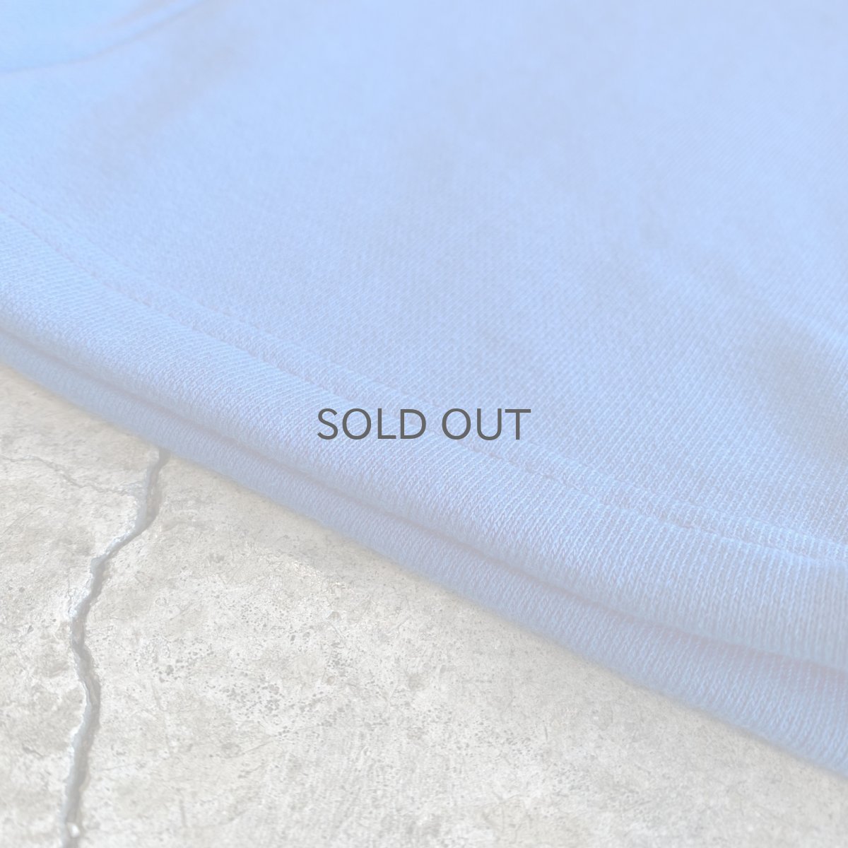 画像9: BLUE COLOR DESIGN DRAW CORD WIDE SWEAT PANTS / FREE~W35 (9)