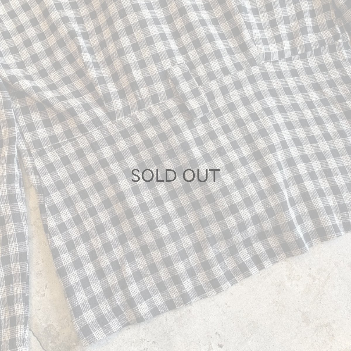 画像9: CHECK ALL OVER PATTERN DESIGN DOUBLE JACKET / Ladies M (9)