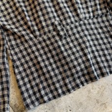画像9: CHECK ALL OVER PATTERN DESIGN DOUBLE JACKET / Ladies M (9)