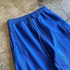 画像3: BLUE COLOR DESIGN DRAW CORD WIDE SWEAT PANTS / FREE~W35 (3)