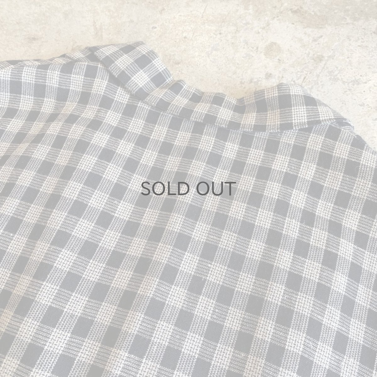 画像10: CHECK ALL OVER PATTERN DESIGN DOUBLE JACKET / Ladies M (10)