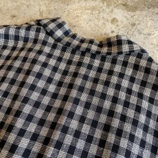 画像10: CHECK ALL OVER PATTERN DESIGN DOUBLE JACKET / Ladies M (10)