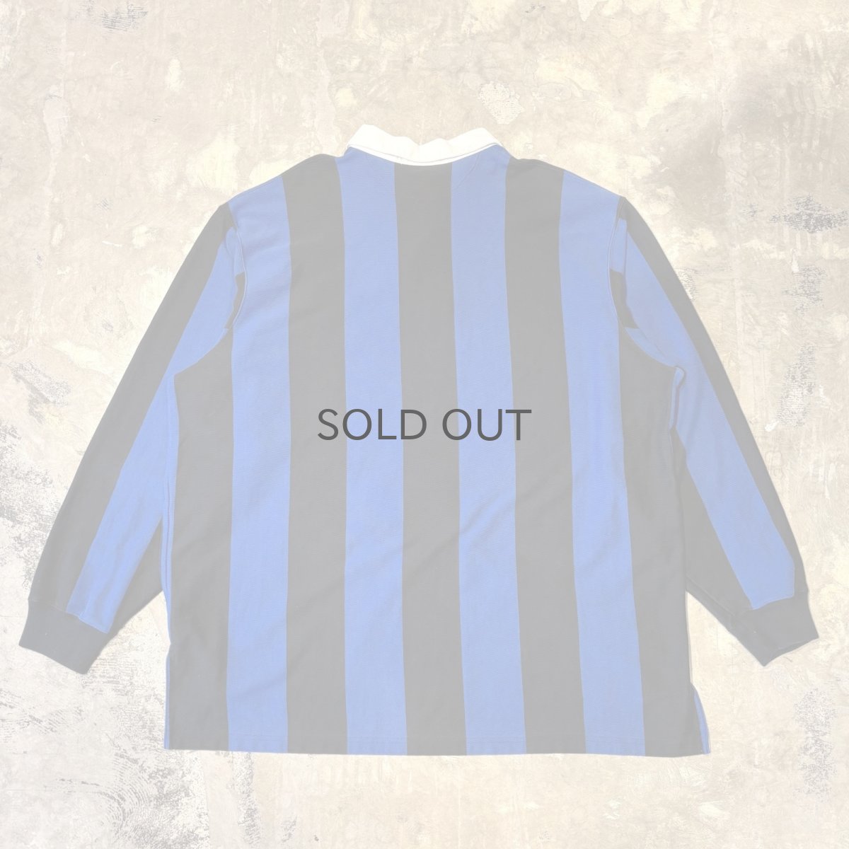 画像2: 【POLO RALPH LAUREN】STROPE PATTERN HALF BUTTON L/S SHIRT / Mens XXL (2)