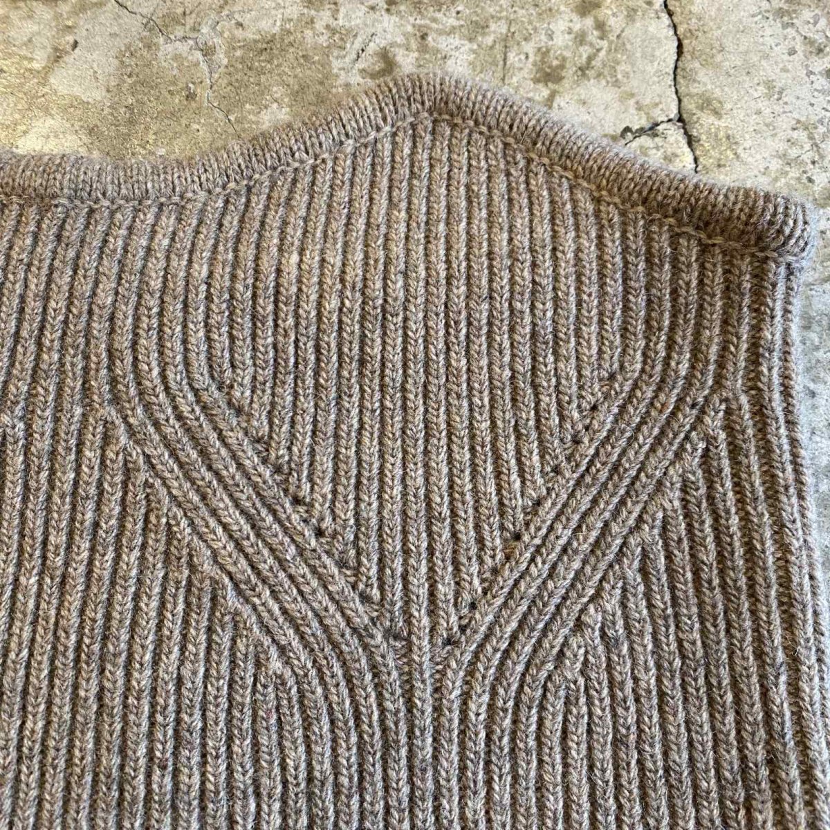 画像5: 【WONDERGROUND】RIB KNIT TUBE TOP / BEIGE / OS (5)