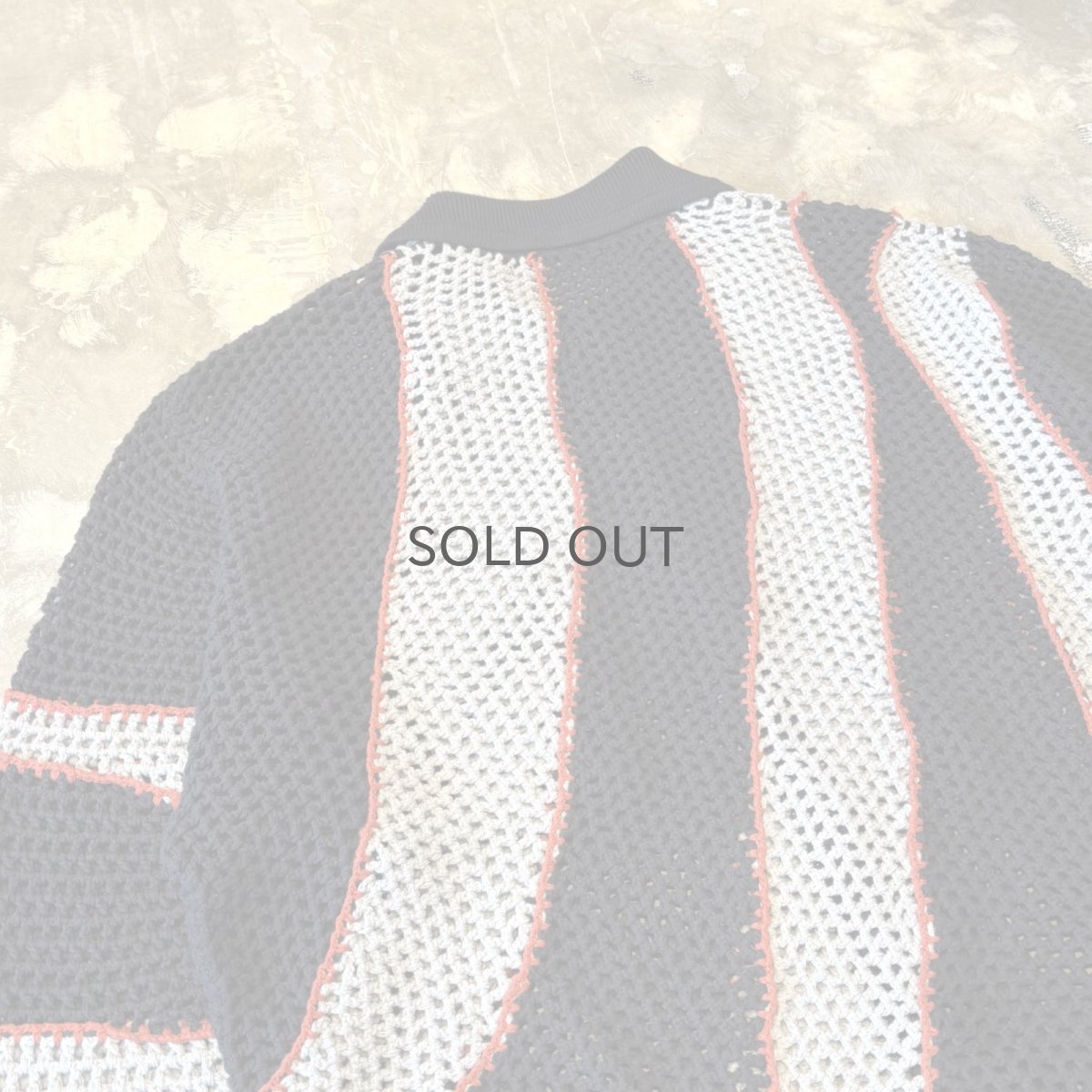 画像9: COLOR DESIGN SWITCHED MESH L/S SHIRT / Mens L (9)