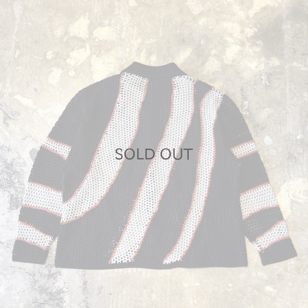 画像2: COLOR DESIGN SWITCHED MESH L/S SHIRT / Mens L (2)