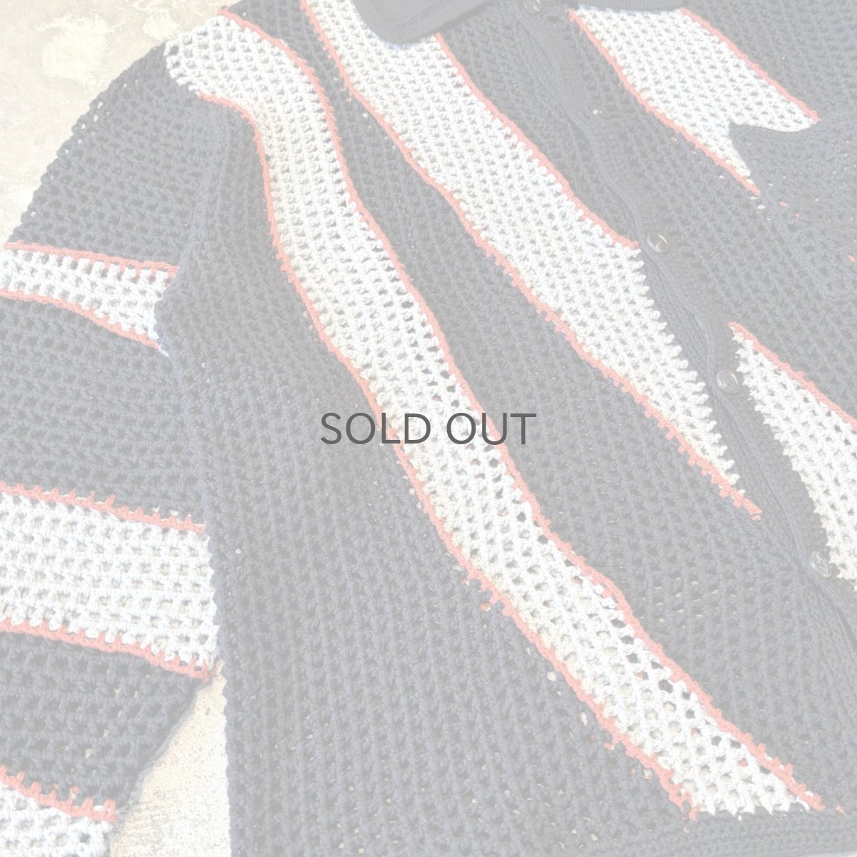 画像5: COLOR DESIGN SWITCHED MESH L/S SHIRT / Mens L (5)