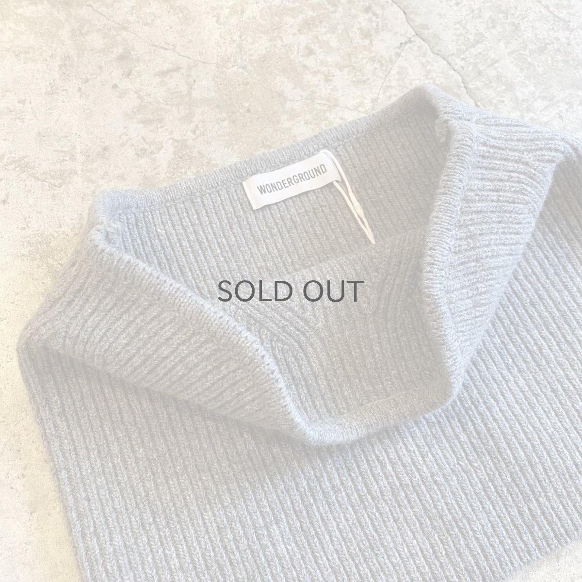 画像6: 【WONDERGROUND】RIB KNIT TUBE TOP / GREY / OS (6)