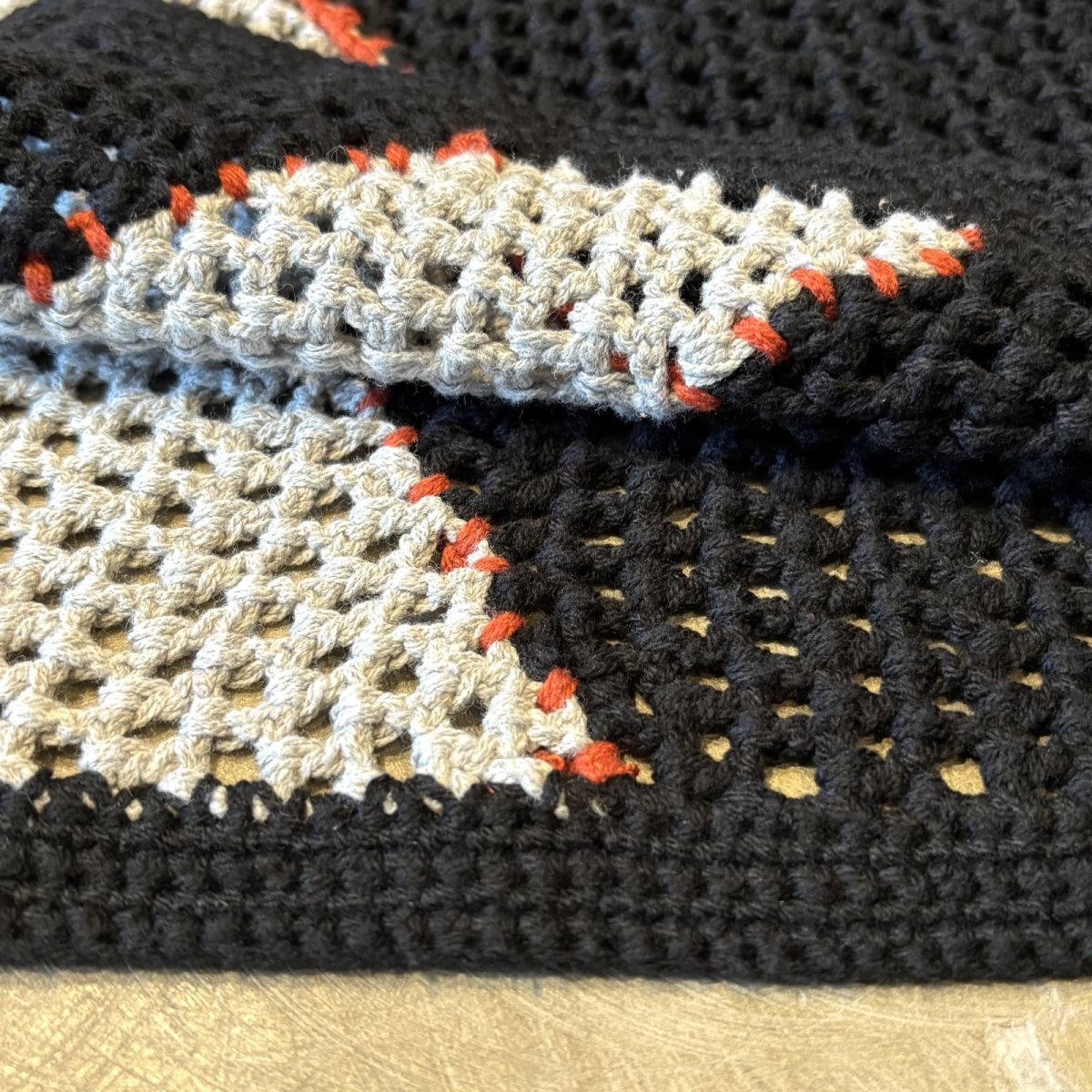 画像8: COLOR DESIGN SWITCHED MESH L/S SHIRT / Mens L (8)