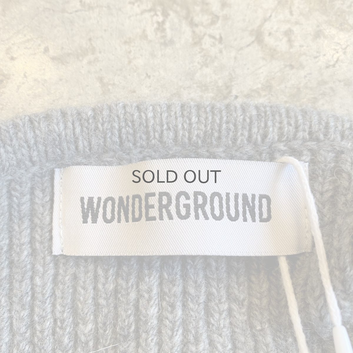 画像10: 【WONDERGROUND】RIB KNIT TUBE TOP / GREY / OS (10)
