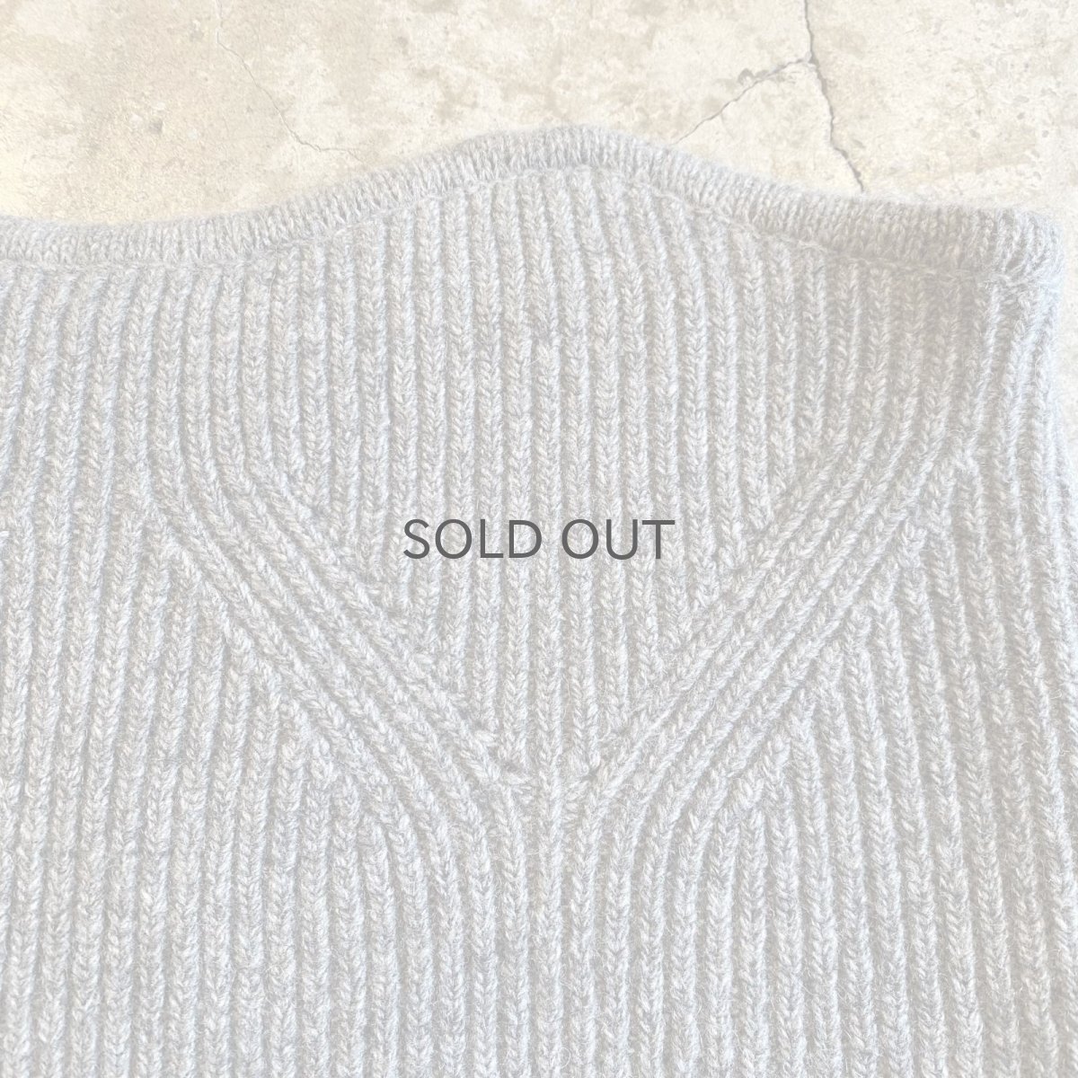 画像5: 【WONDERGROUND】RIB KNIT TUBE TOP / GREY / OS (5)