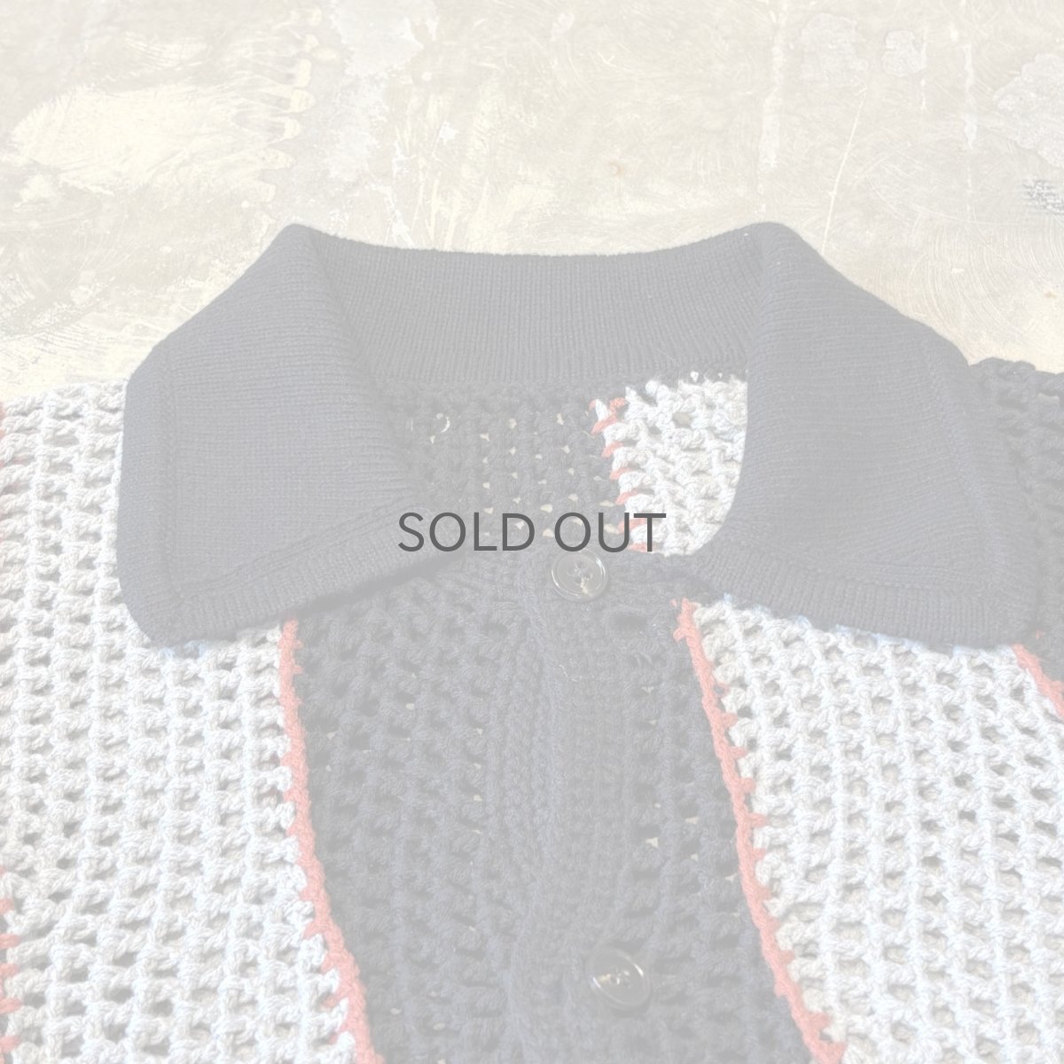 画像10: COLOR DESIGN SWITCHED MESH L/S SHIRT / Mens L (10)