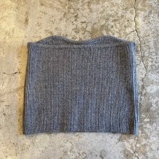 画像2: 【WONDERGROUND】RIB KNIT TUBE TOP / GREY / OS (2)