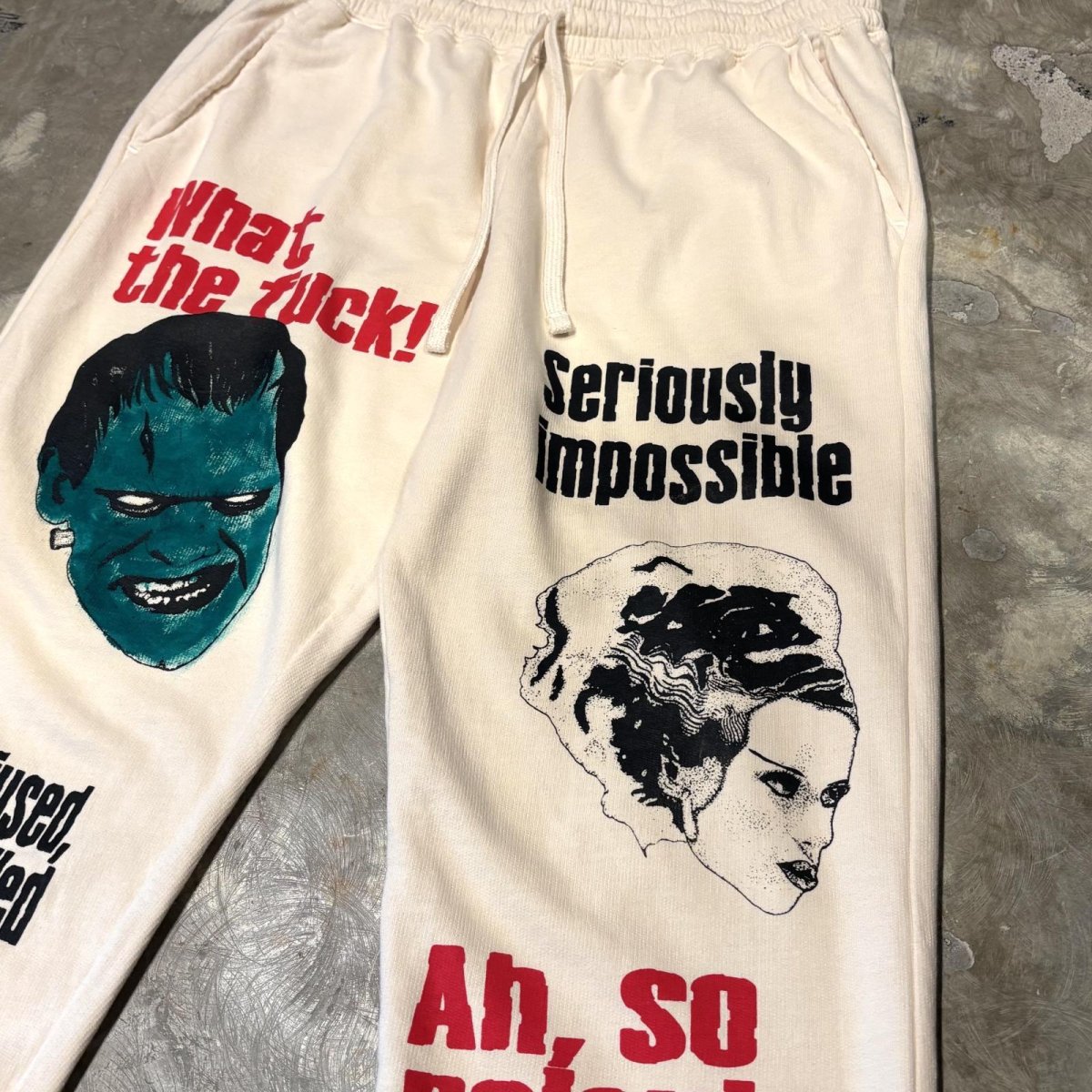 画像4: 【JESUS AND JOHN】"TIPSY" FRANKEN SWEAT PANTS / M&L&XL&2XL (4)