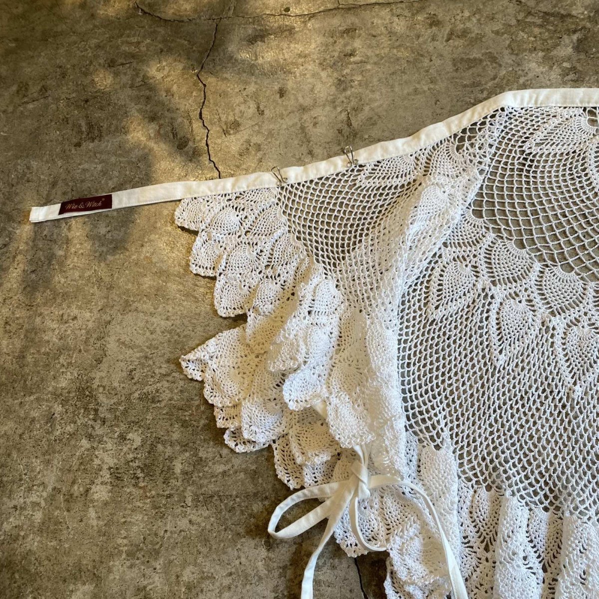 画像7: 【Wiz&Witch】VINTAGE CROCHET S/S TOPS / OS (7)