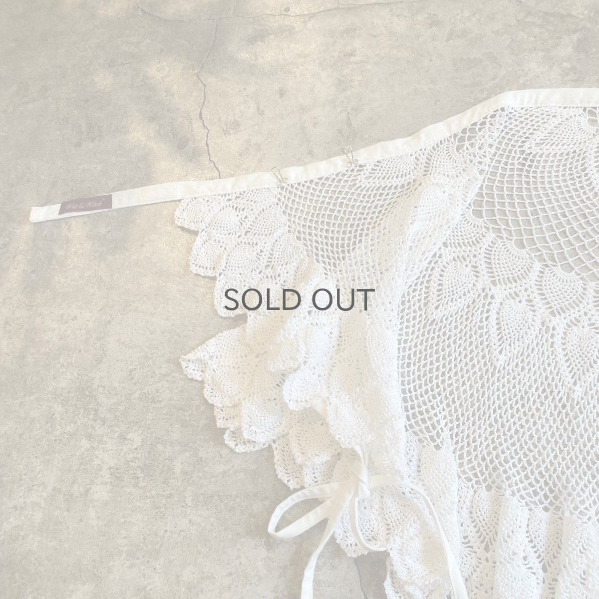 画像7: 【Wiz&Witch】VINTAGE CROCHET S/S TOPS / OS (7)