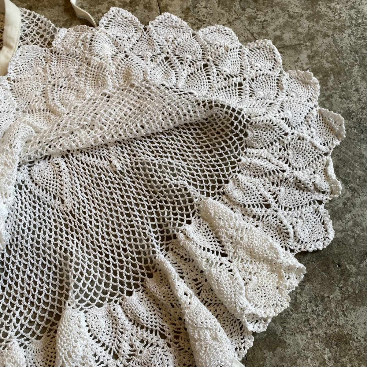 画像6: 【Wiz&Witch】VINTAGE CROCHET S/S TOPS / OS (6)