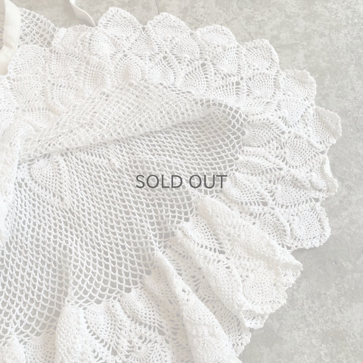 画像6: 【Wiz&Witch】VINTAGE CROCHET S/S TOPS / OS (6)